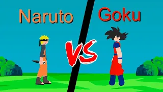 Goku vs Naruto | Sticknodes Animation