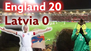 England 20 - 0 Latvia