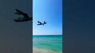 Russia's Be-12 Flying over Crimea Beach #russia #shorts #crimea #russiannavy