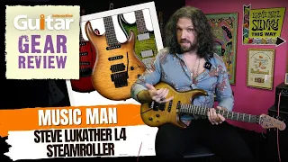 MUSIC MAN STEVE LUKATHER L4 STEAMROLLER | REVIEW | 30th ANNIVERSARY LUKE 4 MODEL  GUITAR INTERACTIVE