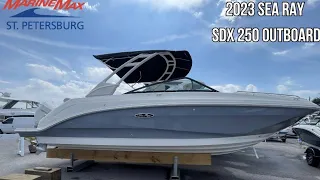 2023 Sea Ray SDX 250 Outboard For Sale at MarineMax St. Petersburg!