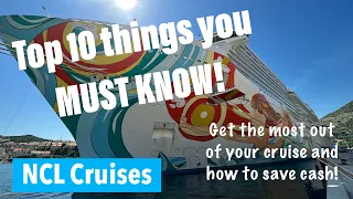 Norwegian Cruise Lines TOP 10 ONBOARD TIPS and money saving ideas. You need to watch this!