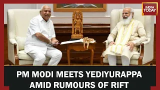 Karnataka Polls: PM Modi Meets Yediyurappa, Prompts Leadership Talk In State