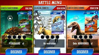 UNLOCK ANKYLOSAURUS Vs SYNTHETOCERAS Vs UTAHRAPTOR (JURASSIC WORLD).