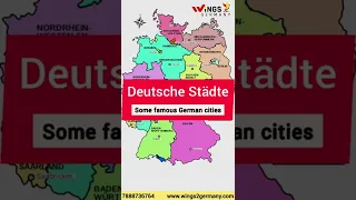Know about famous cities in Germany.Berlin, Frankfurt, Hamburg || Deutsche Städte || Learn German A1