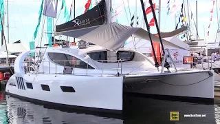 2017 XQuisite Yachts X5 Sail Catamaran - Deck, Interior Walkaround - 2017 Annapolis Sail Boat Show