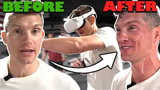 UFC Fighter Tries Virtual Reality Boxing!