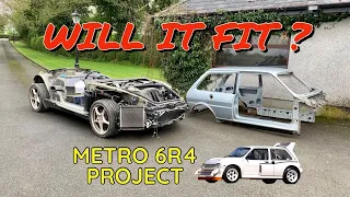 Metro 6R4 porsche boxster chassis bodyswap project