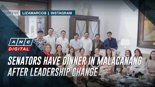 Senators have dinner in Malacañang after leadership change | ANC