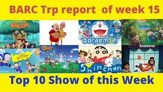 BARC Trp report of week 15 || Top 10 Kids shows of this Week ||