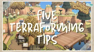 5 Terraforming Tips for a Natural Island | Animal Crossing New Horizons