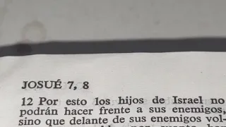 El pecado de Acán. (Josué 7:1- 26) 6/8