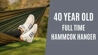 40 year old sleeps in a hammock instead of a bed for over a year +benefits