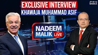 Nadeem Malik Live | Exclusive Interview with Khawaja Muhammad Asif | SAMAA TV | 24 August 2021