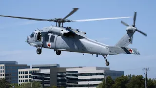 Two Navy MH-60 Seahawks land at San Carlos Airport HeliFest 2011