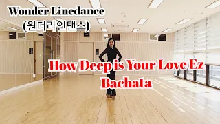 How Deep is Your Love Ez Bachata (Beginner bachata) / Line Dance (Demo & Count) / November 2021