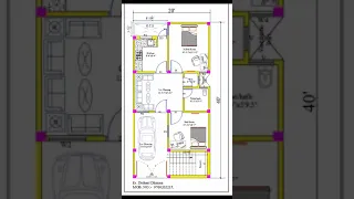 20*40 House plan 20x40 || 20 by 40  800 sqft ghar ka naksha