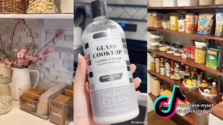 cleaning and organizing kitchen & pantry tiktok compilation🌻