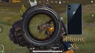 تجربة اداء iPhone xs التحديث الجديد 🗑️🚮 | test iPhone xs | PUBG MOBILE