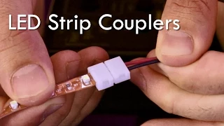LED Strip Snap Connectors & Couplers Solderless Overview