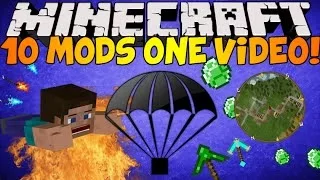 Minecraft - (1.8.1) 10 Mod Showcases in ONE VIDEO!