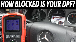 The Easy way to check how blocked your DPF filter is Soot & Ash Level Mercedes