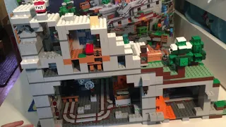 Final Lego Minecraft Mountain Cave video