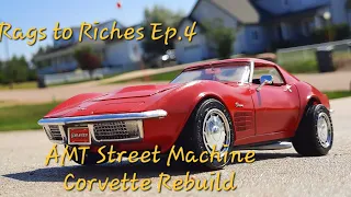 Rags to Riches Ep.4 : AMT 1972 Chevrolet Corvette Street Machine kit, Vette Another build