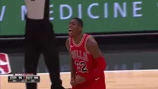 Kris Dunn with the Dagger to win Over Jazz - Jazz vs Bulls- Dec 13, 2017