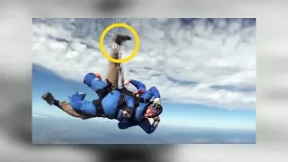 Friday Freakout: Tandem Skydive Instructor's Foot Wrapped Around Drogue, Saved by Reserve Parachute