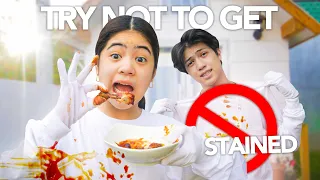 Try Not To Get Stained Challenge!!! (Sino Maglalaba?!) | Ranz and Niana