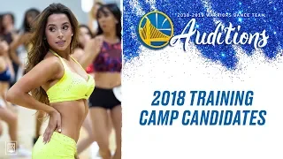 2018-19 Warriors Dance Team Training Camp Candidates