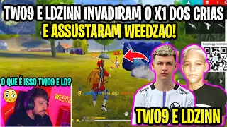 TWO9 E LDZINN INVADEM O X1 DOS CRIAS DO WEEDZÃO E ASSUSTA TODO MUNDO - TWO9 E LDZINN OS REIS DO X1!