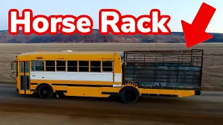 I Rebuilt a Bus For My Horses!