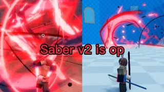 I Got Saber v2 and its broken (king legacy)