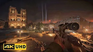 Liberation | Paris 1944 | Realistic Ultra High Graphics Gameplay | COD WWII | 4K 60 FPS HDR