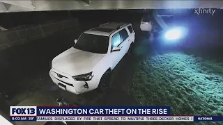 Auto thefts in Washington spiked 88% in 2022 compared to 2021 | FOX 13 Seattle