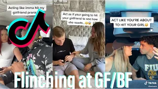 Flinching at GF/BF PRANK! |TikTok videos compilation|