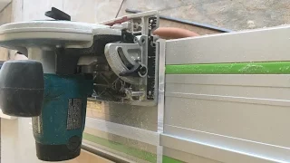 $5 Tracksaw! Using makita saw and Festool track