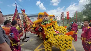 2024 Pre CNY - Yi Ngai Eye Dotting Ceremony Lion Dance @Guan Di Temple