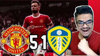 United Fan reacts to MAN UNITED 5-1 LEEDS Highlights | Man united vs leeds Highlights reaction