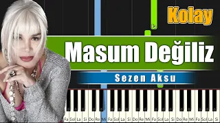 Sezen Aksu - Masum Değiliz - Kolay Piyano