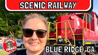 Blue Ridge Scenic Railway, Train Copperhill Tennessee, Copper Express to Old Copper Mine, Railroad