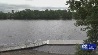 Sewage overflow from Holyoke into the Connecticut River