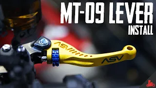 2021 Yamaha MT-09 Levers Install