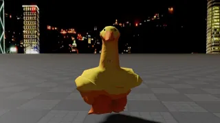 duck dancing to funky town