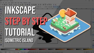 Step by Step Isometric Island - Beginner Inkscape Tutorial