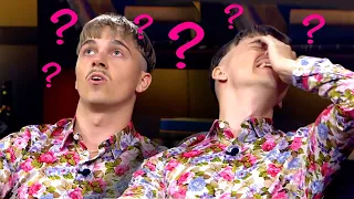 Käärijä in Melkein Mensa Quiz show... with electric shocks ⚡️⚡️⚡️ (ENG SUBS)