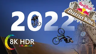 RED BULL DISTRICT RIDE 2022 - 8K HDR - Urban freeride MTB at its best