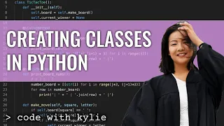 Using Classes and Objects in Python | Learning Python for Beginners | Code with Kylie #9